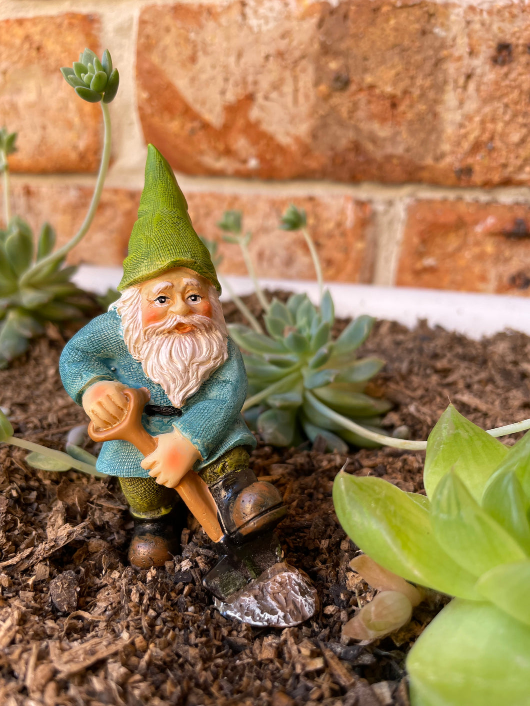 Garden Gnome with Spade