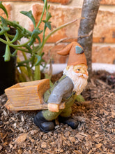 Load image into Gallery viewer, Garden Gnome with Wheelbarrow
