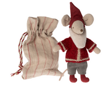 Load image into Gallery viewer, Maileg Santa Mouse with House
