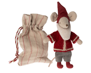 Maileg Santa Mouse with House