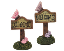 Load image into Gallery viewer, Enchanted Garden Miniatures - Mini Welcome Sign
