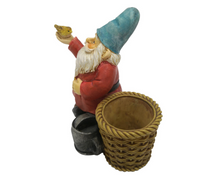 Load image into Gallery viewer, Garden Gnome with Planter Basket
