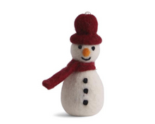 Load image into Gallery viewer, Gry &amp; Sif Snowman -Red / Grey
