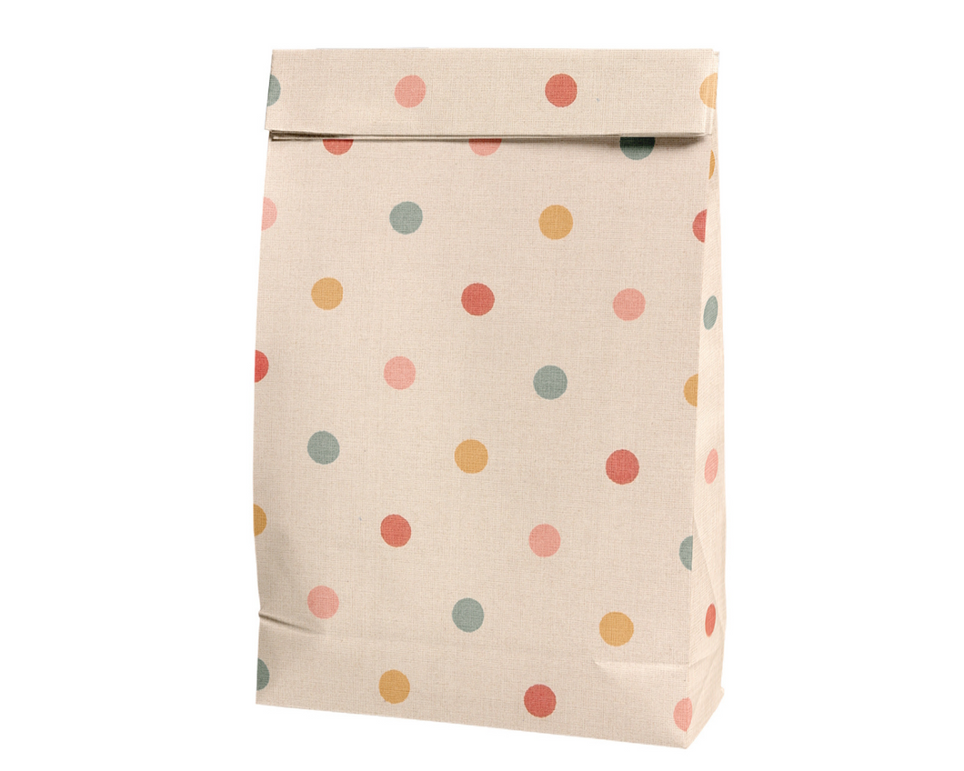 Maileg Large Gift Bag - Multi Dots