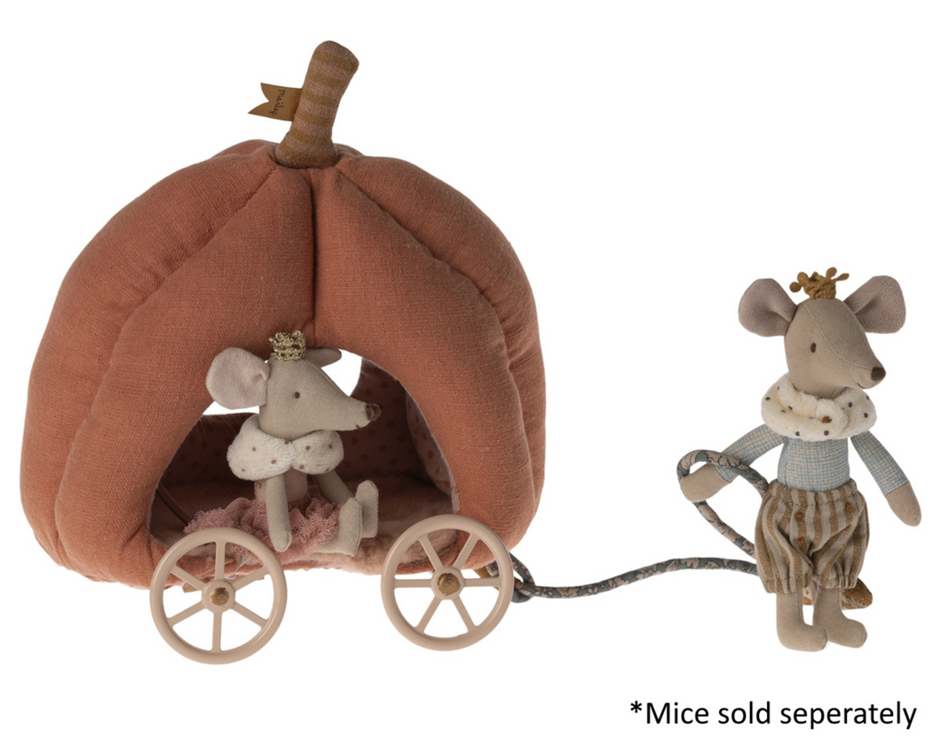 Maileg Pumpkin Carriage Mouse 2024