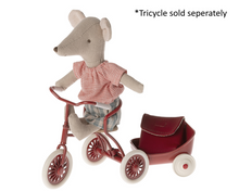Load image into Gallery viewer, Maileg Tricycle Mouse Big Sister Red SS24 *PRE ORDER JUNE*
