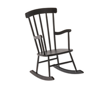 Load image into Gallery viewer, Maileg Rocking Chair Mini Anthracite 2024
