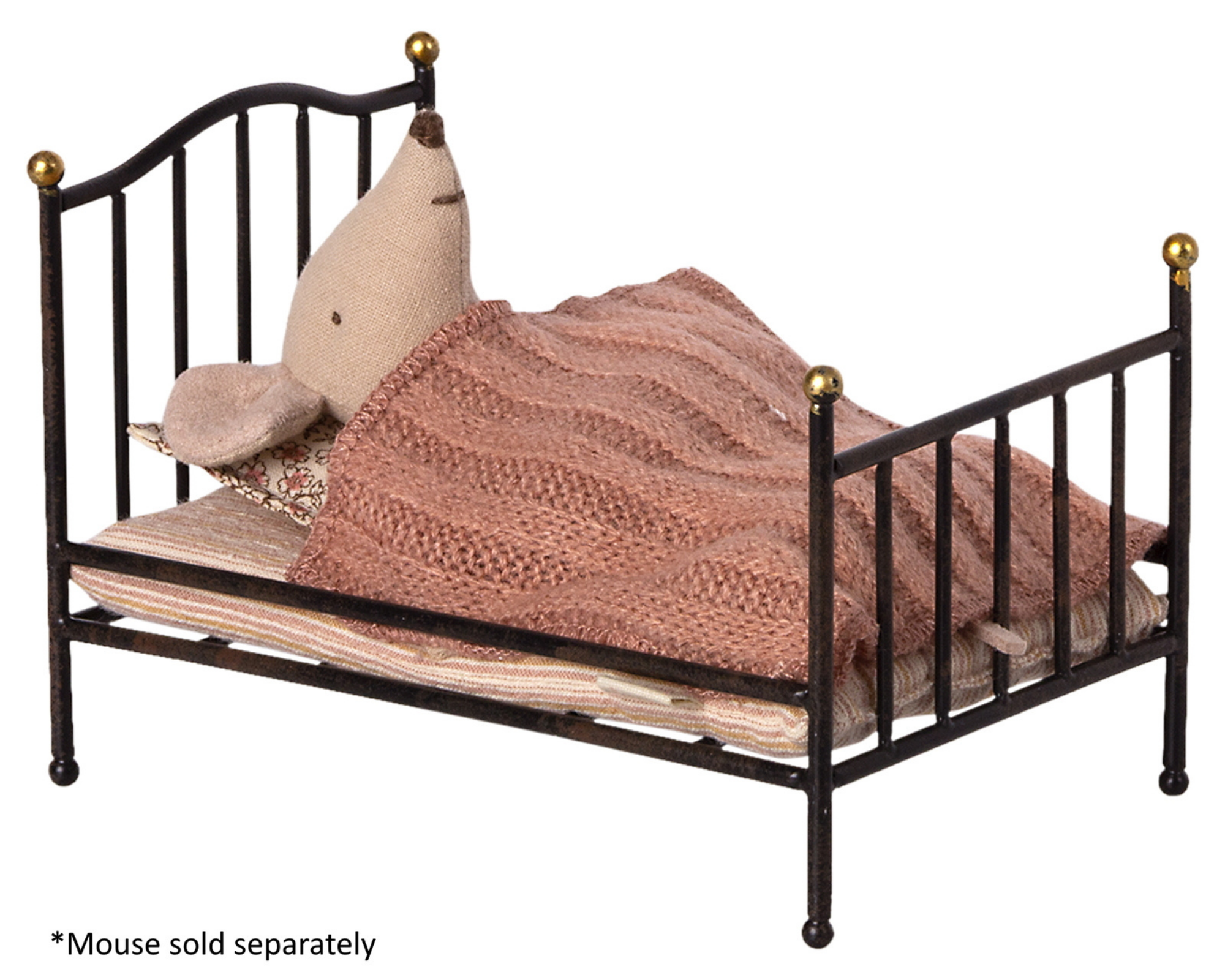 Maileg Vintage Bed for Mouse doll, Mint