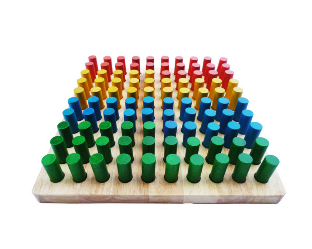 Wooden Peg Board