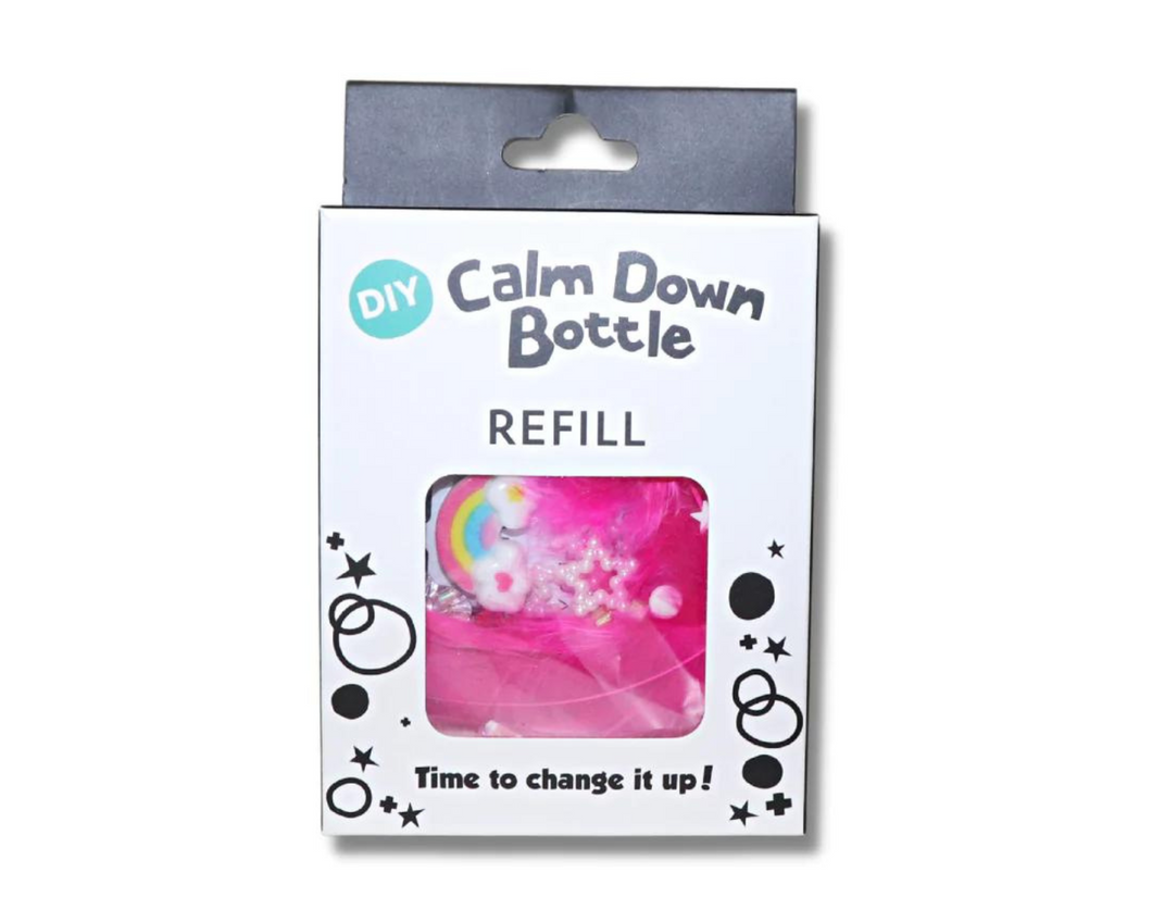 DIY Calm Down Bottle Refill available in 3 colours