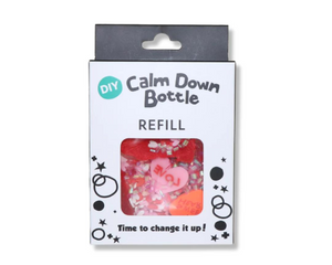 DIY Calm Down Bottle Refill available in 3 colours
