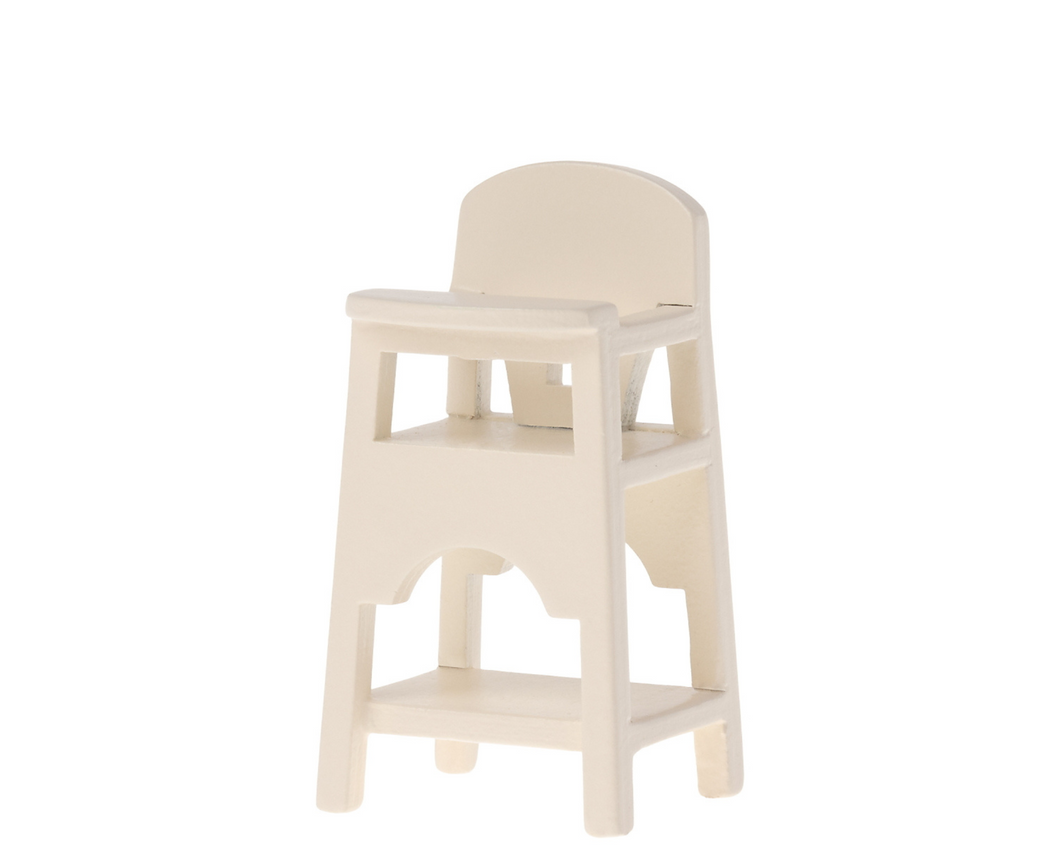 Maileg High Chair Mouse in Off White