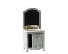 Load image into Gallery viewer, Maileg Miniature Sink, Dresser and Mirror -Mint
