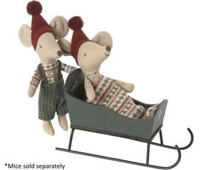 Maileg Sleigh for Medium Mouse -Green