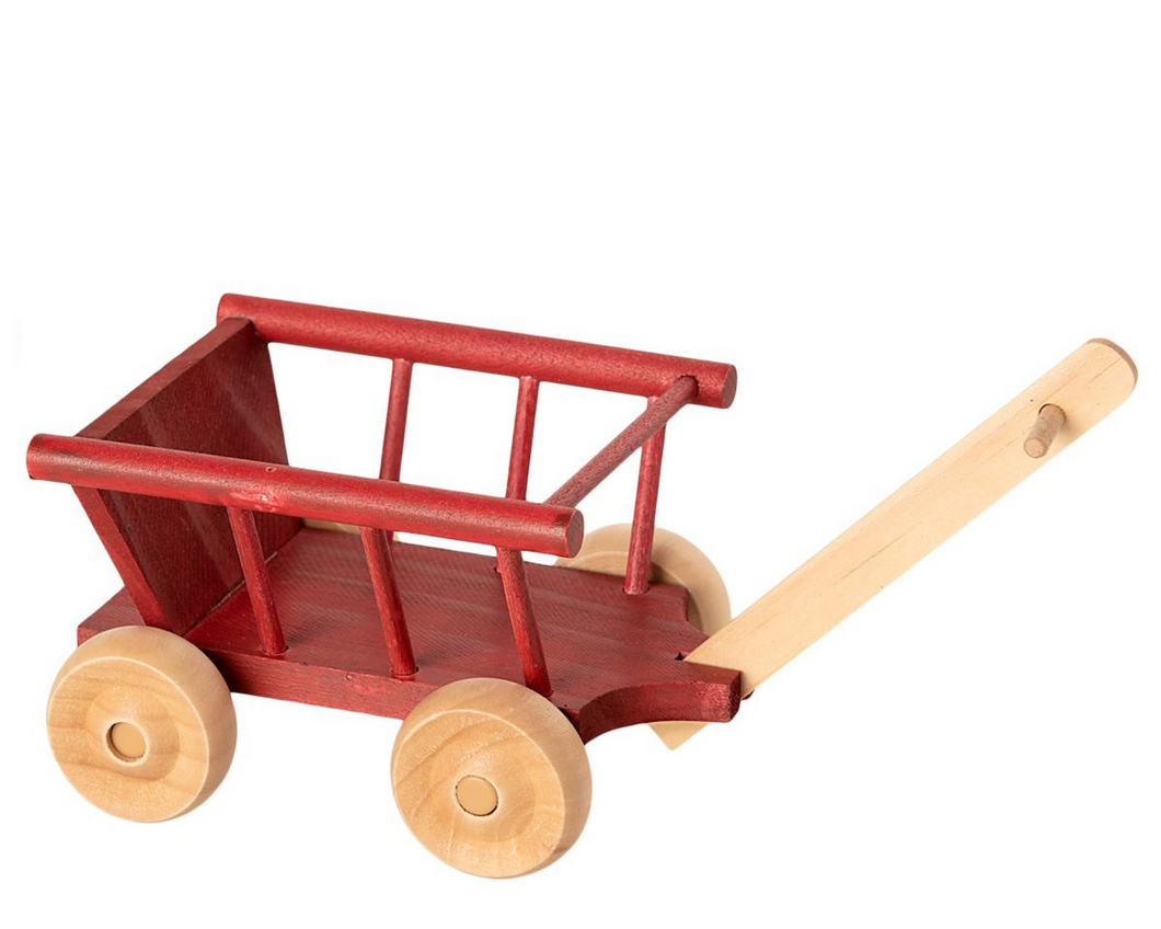 Maileg Dusty Red Wagon