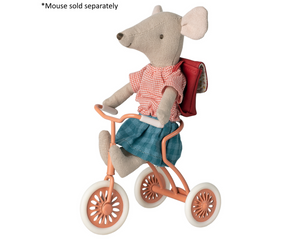 Maileg Tricycle for Mouse - Coral