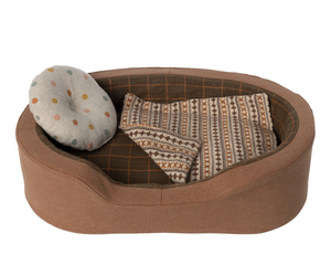 Maileg Dog Basket -Brown