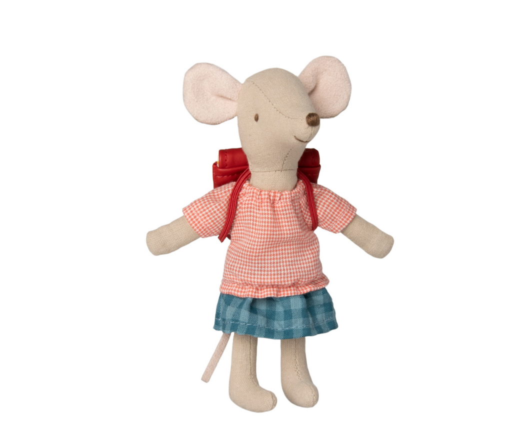 Maileg Tricycle Big Sister Mouse -Red